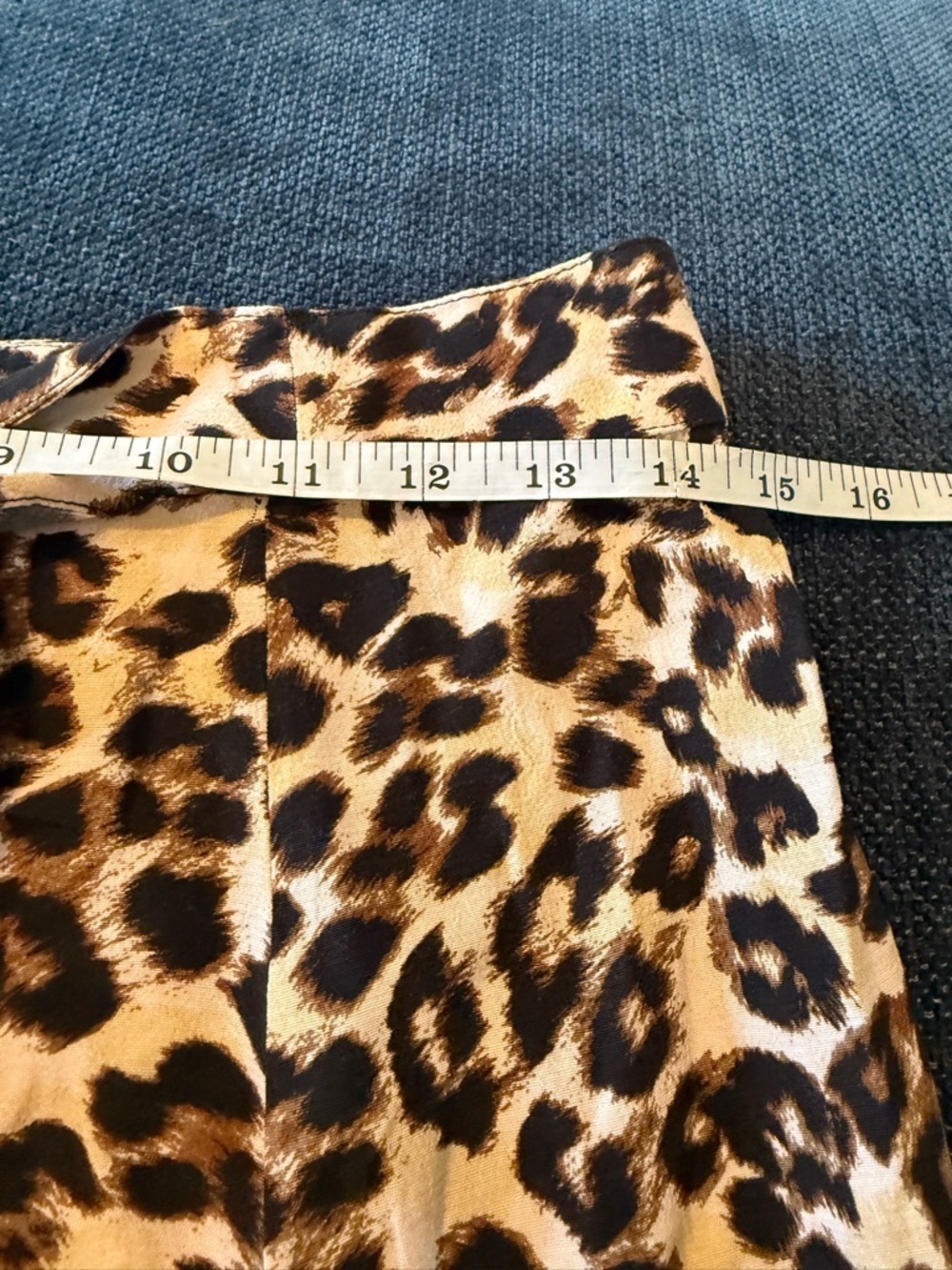 Urban Outfitters Leopard Print Ruffle Mini Skirt - Brown/Black - Picture 5 of 6
